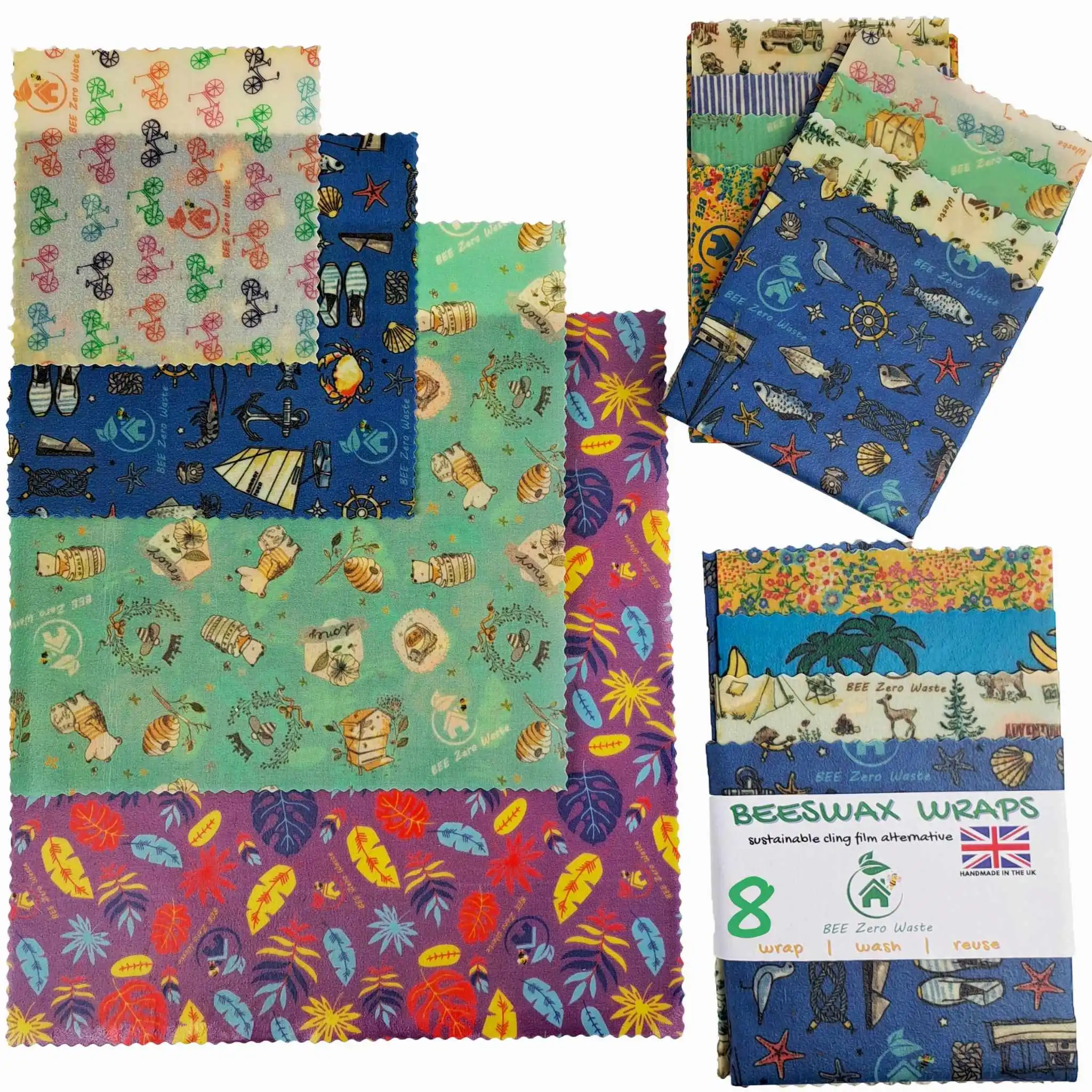 Beeswax Food Wraps, Cling Film Alternative - Image 4
