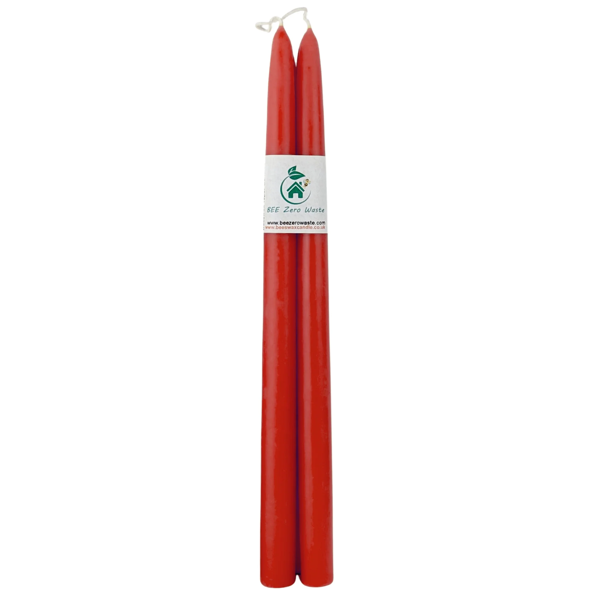 Hand-Dipped Beeswax Taper Candles - Pair (2 Candles) - Image 6